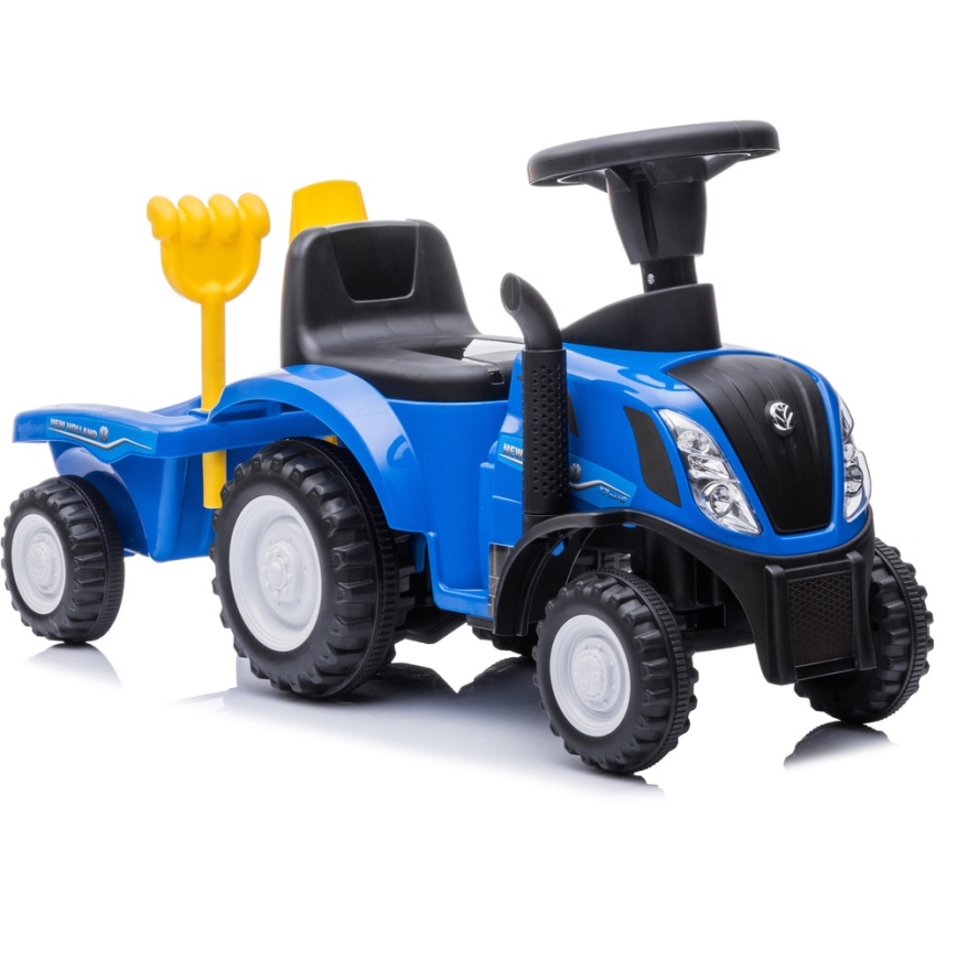 Push autó NEW HOLLAND 2xAA kék/fekete