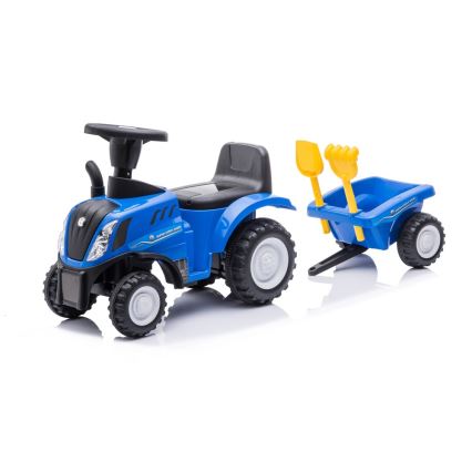 Push autó NEW HOLLAND 2xAA kék/fekete