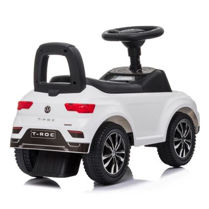 Push autó Volkswagen 2xAA fehér/fekete