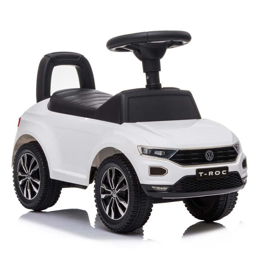 Push autó Volkswagen 2xAA fehér/fekete