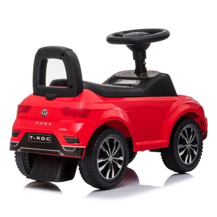 Push autó Volkswagen 2xAA piros/fekete