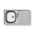 Pyramis 100139001 - Konyhai mosogató ET78 78x43,5 cm szatén