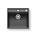 Pyramis 70007601 - CAMEA konyhai mosogató 50x53 cm gránit/fekete