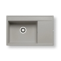 Pyramis 70058701 - CAMEA konyhai mosogató 79x50 cm gránit/szürke