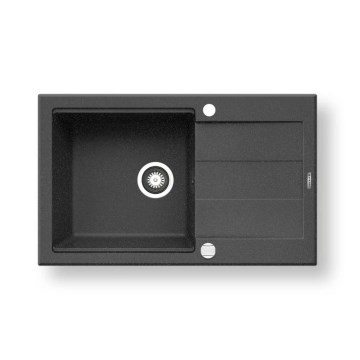 Pyramis 70083701 - Konyhai mosogató SPARTA PLUS LUX 78x48 cm gránit/fekete