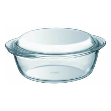 PYREX 2,1 l sütőtál fedővel