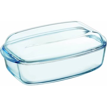 PYREX 4,5 l fedeles sütőtál