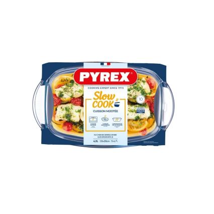 PYREX 4,5 l fedeles sütőtál