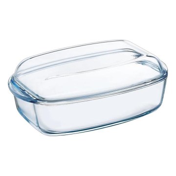 PYREX 6,7 l sütőtál fedővel