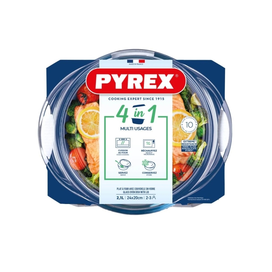 PYREX sütőtál fedővel 2,1 l