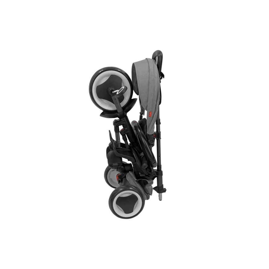 QPlay - Gyerek tricikli 3 az 1-ben RITO EVA PLUS szürke