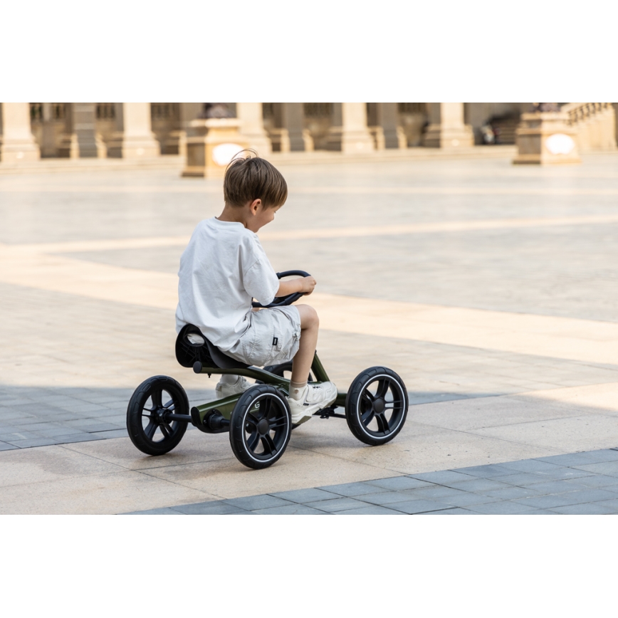 QPlay - Gyermek négykerekű GO KART zöld