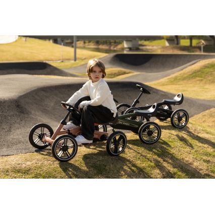 QPlay - Gyermek négykerekű GO KART zöld