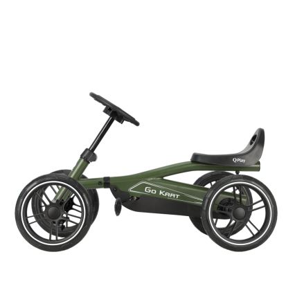 QPlay - Gyermek négykerekű GO KART zöld