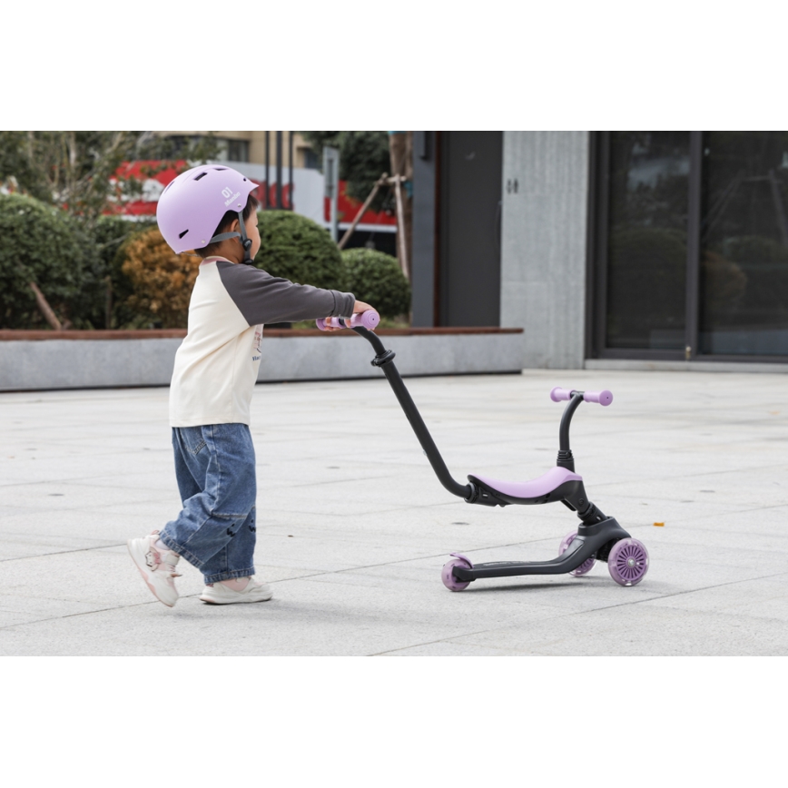 QPlay - Gyermek roller 5in1 SEMA lila