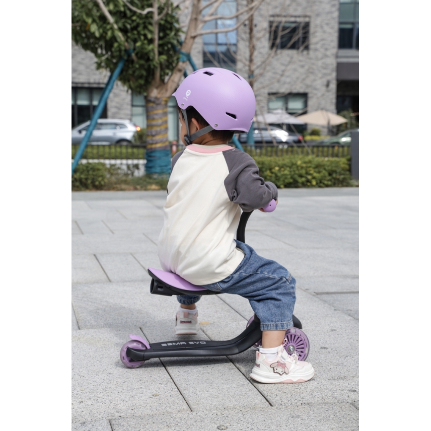 QPlay - Gyermek roller 5in1 SEMA lila