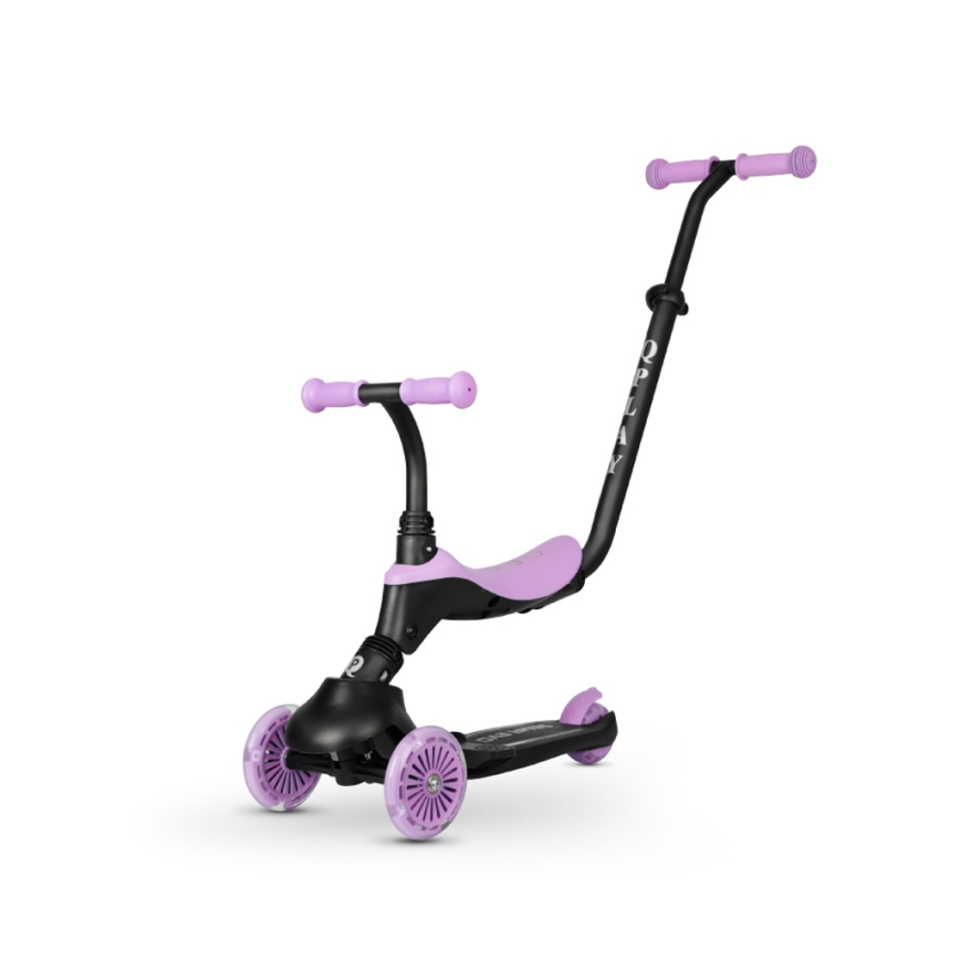 QPlay - Gyermek roller 5in1 SEMA lila