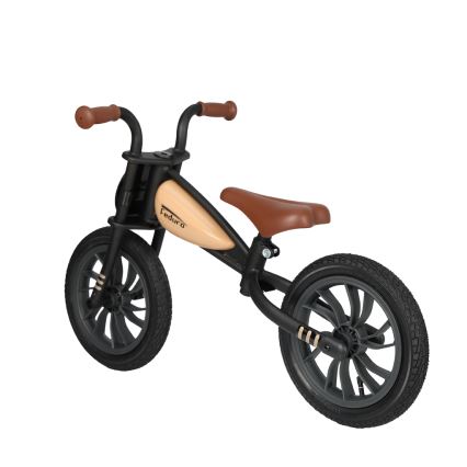 QPlay - Tolós bicikli FEDURO fekete/bézs