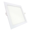 QTEC beépíthető LED lámpatest 15W 230V 2700K 19x19 cm