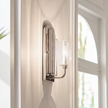 Quintiesse - falikar KIMROSE 1xE14/40W/230V fényes króm