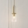 Quintiesse - KIMROSE csillár rúdon 1xE27/60W/230V, átm. 17,8 cm, arany