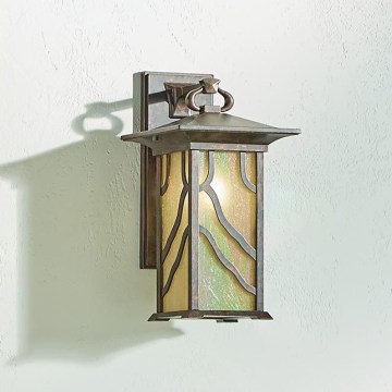 Quintiesse - Kültéri fali lámpa MORRIS L 1xE27/60W/230V IP44 bronzszínű