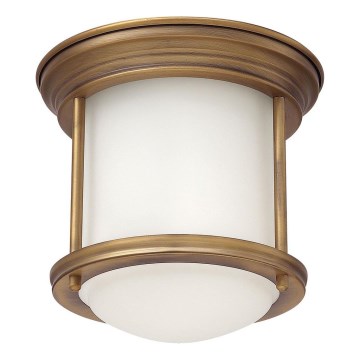 Quintiesse - Kültéri mennyezeti lámpa HADRIAN 1xE27/60W/230V átm. 16,8 cm IP44 aranyszínű