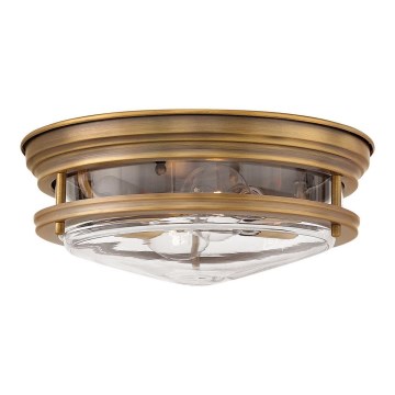 Quintiesse - Kültéri mennyezeti lámpa HADRIAN 2xE27/40W/230V átm. 30,5 cm IP44 bronz