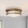Quintiesse - Kültéri mennyezeti lámpatest HADRIAN 2xE27/40W/230V, átm. 30,5 cm, IP44, bronz