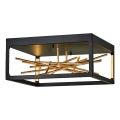 Quintiesse - LED mennyezeti lámpa STYX LED/8W/230V fekete/arany