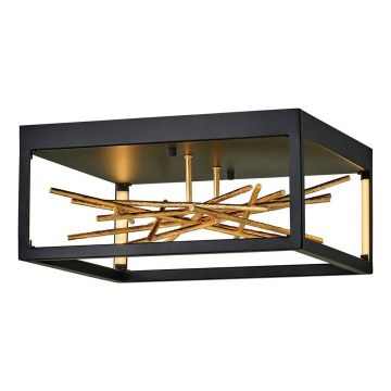 Quintiesse - LED mennyezeti lámpa STYX LED/8W/230V fekete/arany