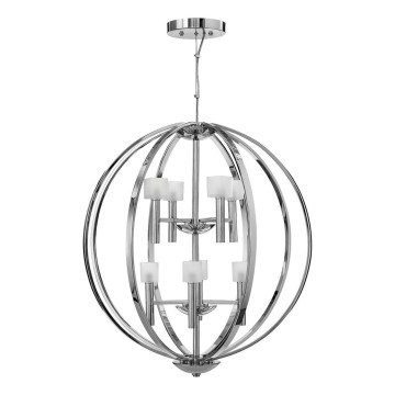 Quintiesse - MONDO LED csillár kábelen, 8xG9/3W/230V, Ø 71,3 cm, fényes króm