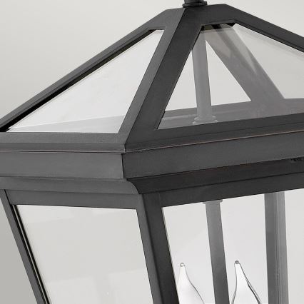Quintiesse - ALFORD M kültéri fali lámpa, 2xE14/40W, 230V, IP44, fekete