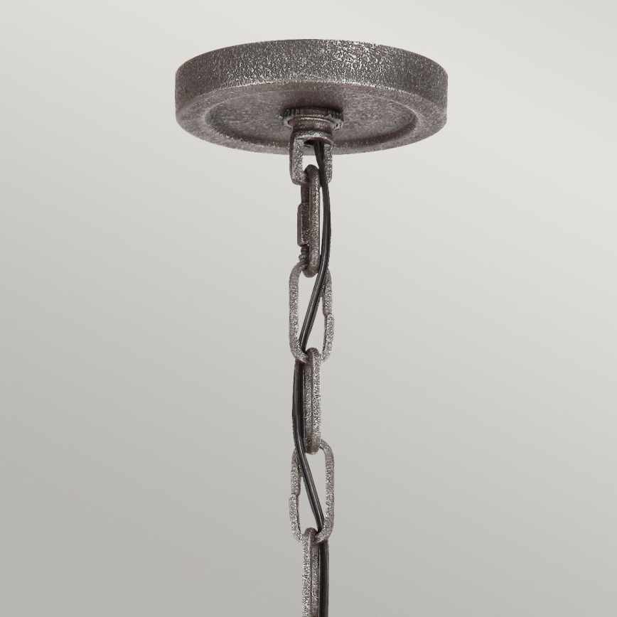 Quintiesse - ANGELO láncos csillár 6xE27/60W/230V tölgy dekor