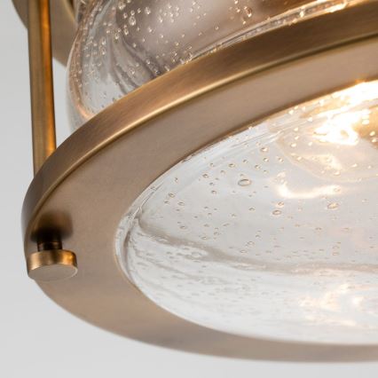 Quintiesse - Fürdőszobai mennyezeti lámpatest ASHLAND 2xE27/60W/230V átm. 30,5 cm IP44 arany