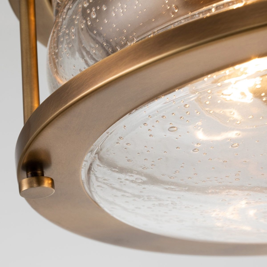 Quintiesse - Fürdőszobai mennyezeti lámpatest ASHLAND 2xE27/60W/230V átm. 30,5 cm IP44 arany