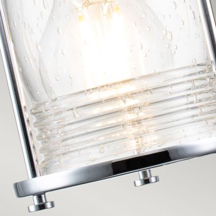 Quintiesse - Kültéri fali lámpa ASHLAND BAY 2xE27/60W/230V IP44 fényes króm
