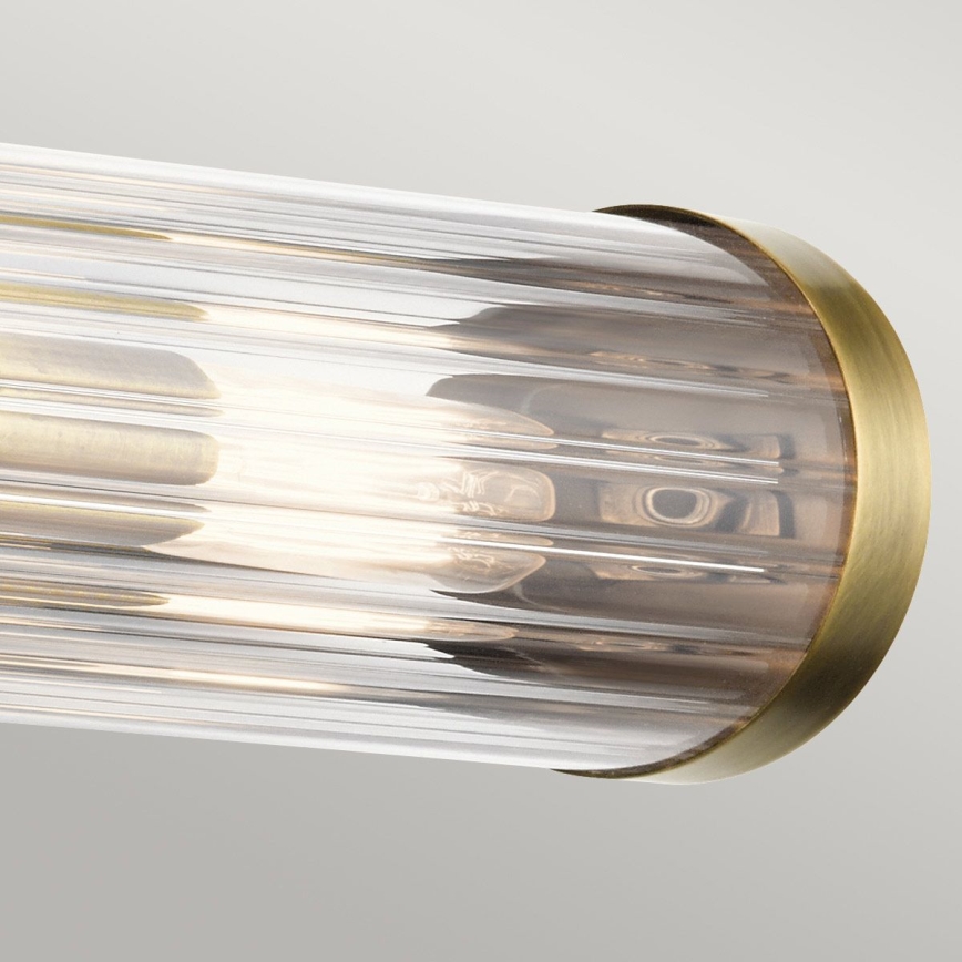 Quintiesse - Fürdőszobai fali lámpa AZORES 2xE14/40W/230V IP44 aranyszínű