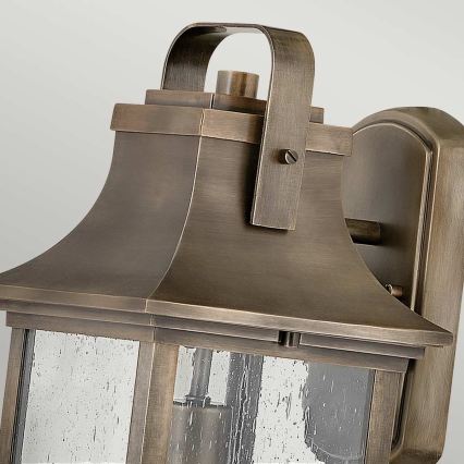 Quintiesse - Kültéri fali lámpa GRANT M 1xE27/60W/230V IP44 bronzszínű