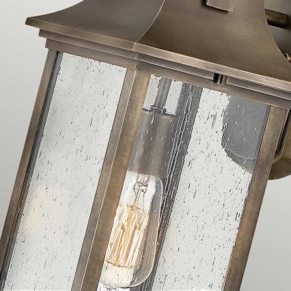 Quintiesse - Kültéri fali lámpa GRANT M 1xE27/60W/230V IP44 bronzszínű