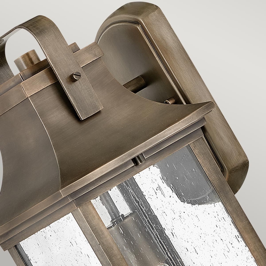 Quintiesse - Kültéri fali lámpa GRANT M 1xE27/60W/230V IP44 bronzszínű