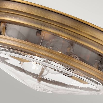 Quintiesse - Kültéri mennyezeti lámpa HADRIAN 2xE27/40W/230V átm. 30,5 cm IP44 bronz