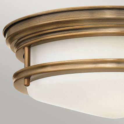 Quintiesse - Kültéri mennyezeti lámpatest HADRIAN 2xE27/40W/230V, átm. 30,5 cm, IP44, bronz