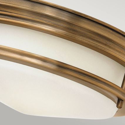 Quintiesse - Kültéri mennyezeti lámpatest HADRIAN 2xE27/40W/230V, átm. 30,5 cm, IP44, bronz