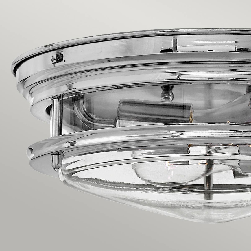 Quintiesse - Kültéri mennyezeti lámpatest HADRIAN 2xE27/40W/230V Ø 27,8 cm IP44, fényes króm