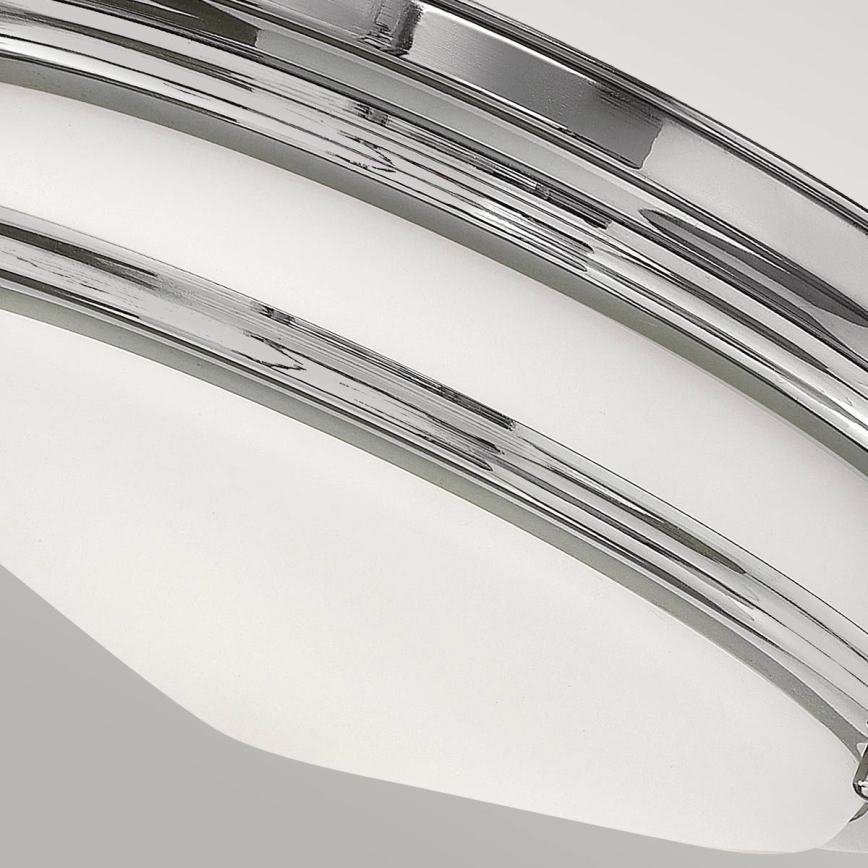 Quintiesse - Kültéri mennyezeti lámpatest HADRIAN 2xE27/40W/230V átm. 27,8 cm IP44 fényes króm