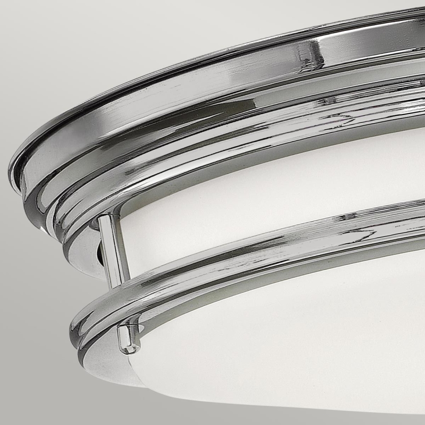 Quintiesse - HADRIAN kültéri mennyezeti lámpatest 2x E27/40W/230V, Ø 27,8 cm, IP44, fényes króm