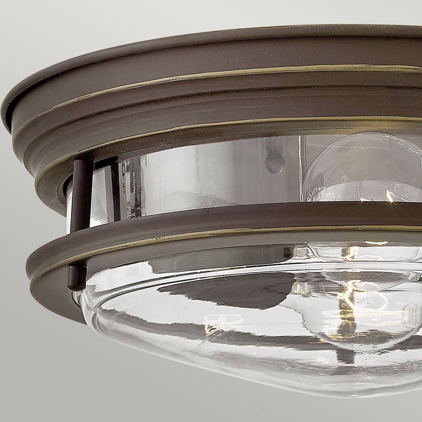 Quintiesse - HADRIAN kültéri mennyezeti lámpatest 2xE27/40W/230V, átm. 27,8 cm, IP44, bronz