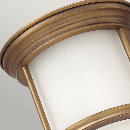 Quintiesse - Kültéri mennyezeti lámpa HADRIAN 1xE27/60W/230V átm. 16,8 cm IP44 aranyszínű