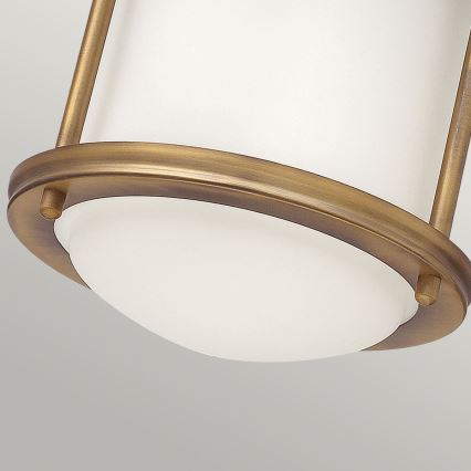 Quintiesse - Kültéri mennyezeti lámpa HADRIAN 1xE27/60W/230V átm. 16,8 cm IP44 aranyszínű